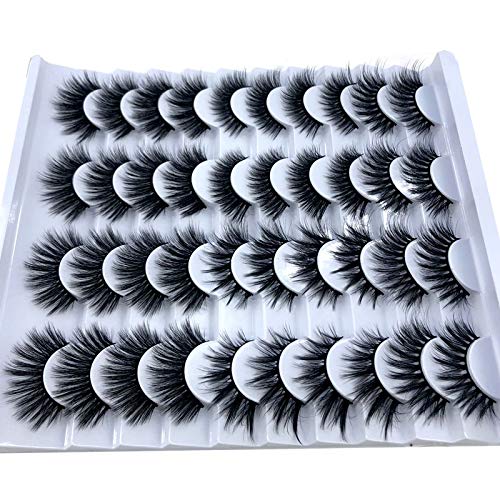 Foto 7 pulgar | Pestañas Postizas Hbzgtlad 3d Mink Lashes De Volumen Natural (20 Pares) - Venta Internacional.