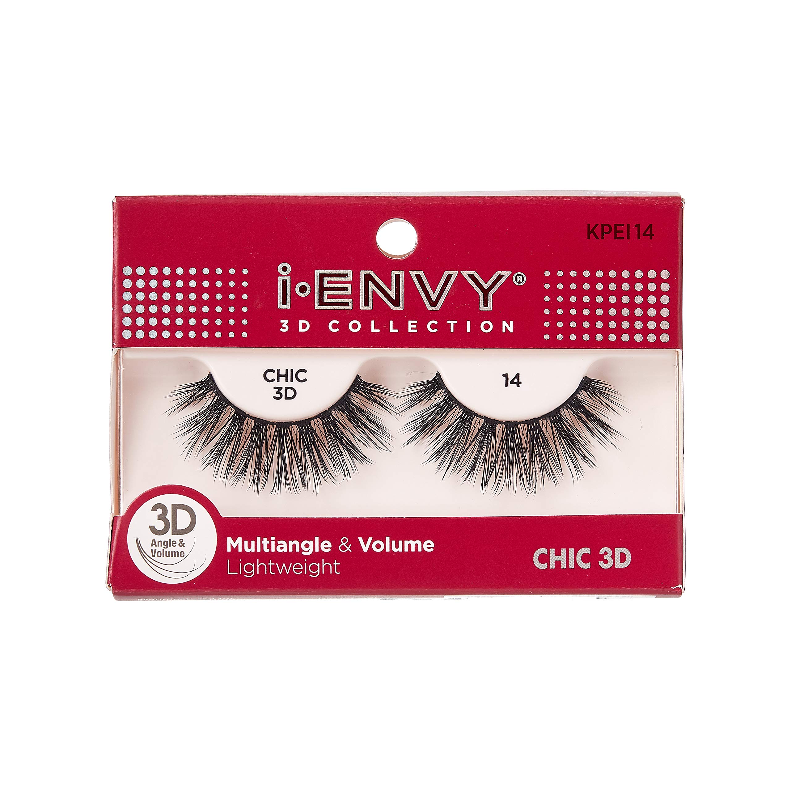 Pestañas Postizas Kiss I-envy 3d Glam Collection Multi-angle - Venta Internacional.