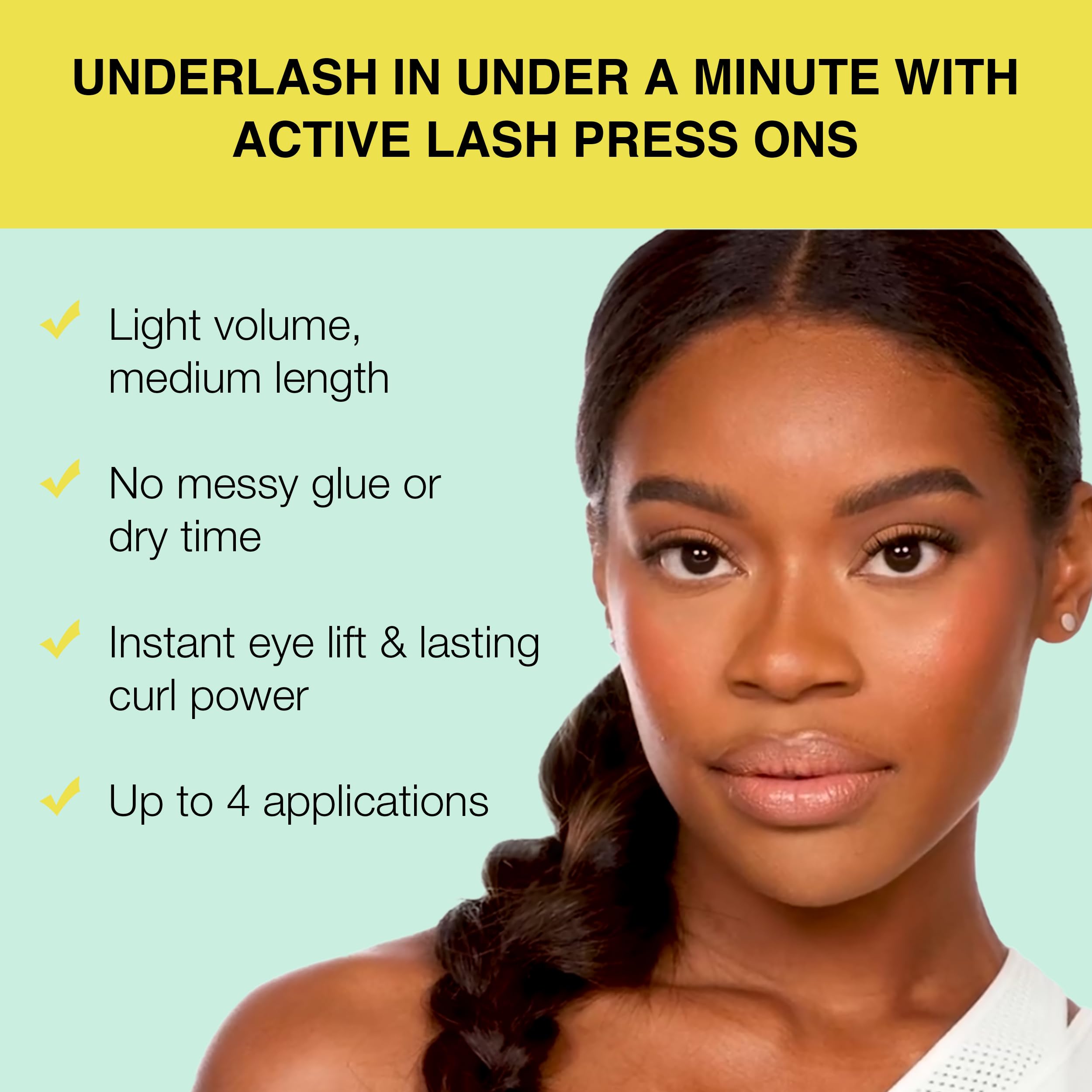 Foto 3 pulgar | Underlash Extensions Ardell Active Press On Gainz, Paquete De 1 - Venta Internacional.