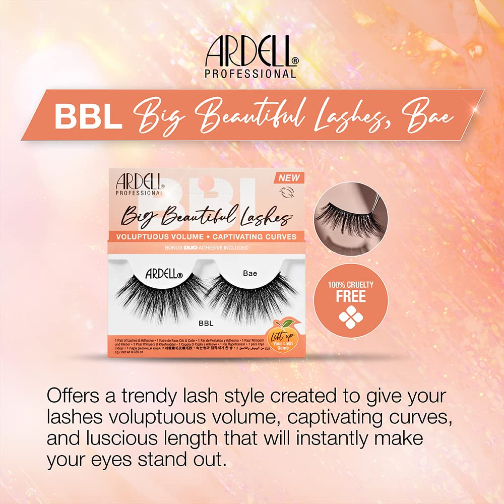 Foto 3 pulgar | Pestañas Postizas Ardell Bbl Big Beautiful Lashes 966 Bae - Venta Internacional.