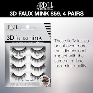 Foto 3 | Pestañas Postizas Ardell 3d Faux Mink 859, 4 Pares - Venta Internacional.