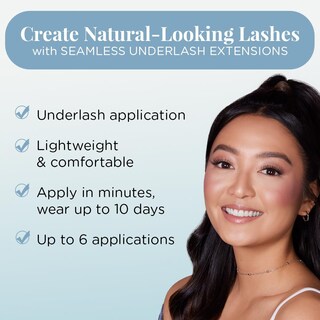 Foto 2 | Kit De Extensiones De Pestañas Ardell Seamless Underlash Faux Mink - Venta Internacional.