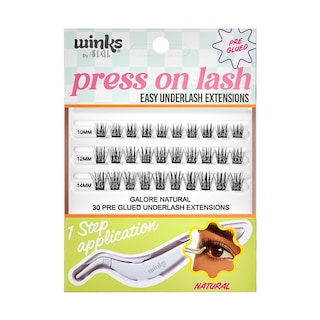 Foto 1 | Extensiones Underlash Ardell Winks Press On, Prepegadas En Color Natural - Venta Internacional.