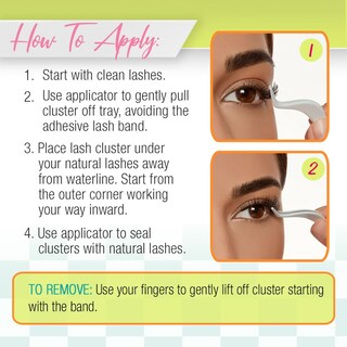 Foto 6 | Extensiones Underlash Ardell Winks Press On, Prepegadas En Color Natural - Venta Internacional.