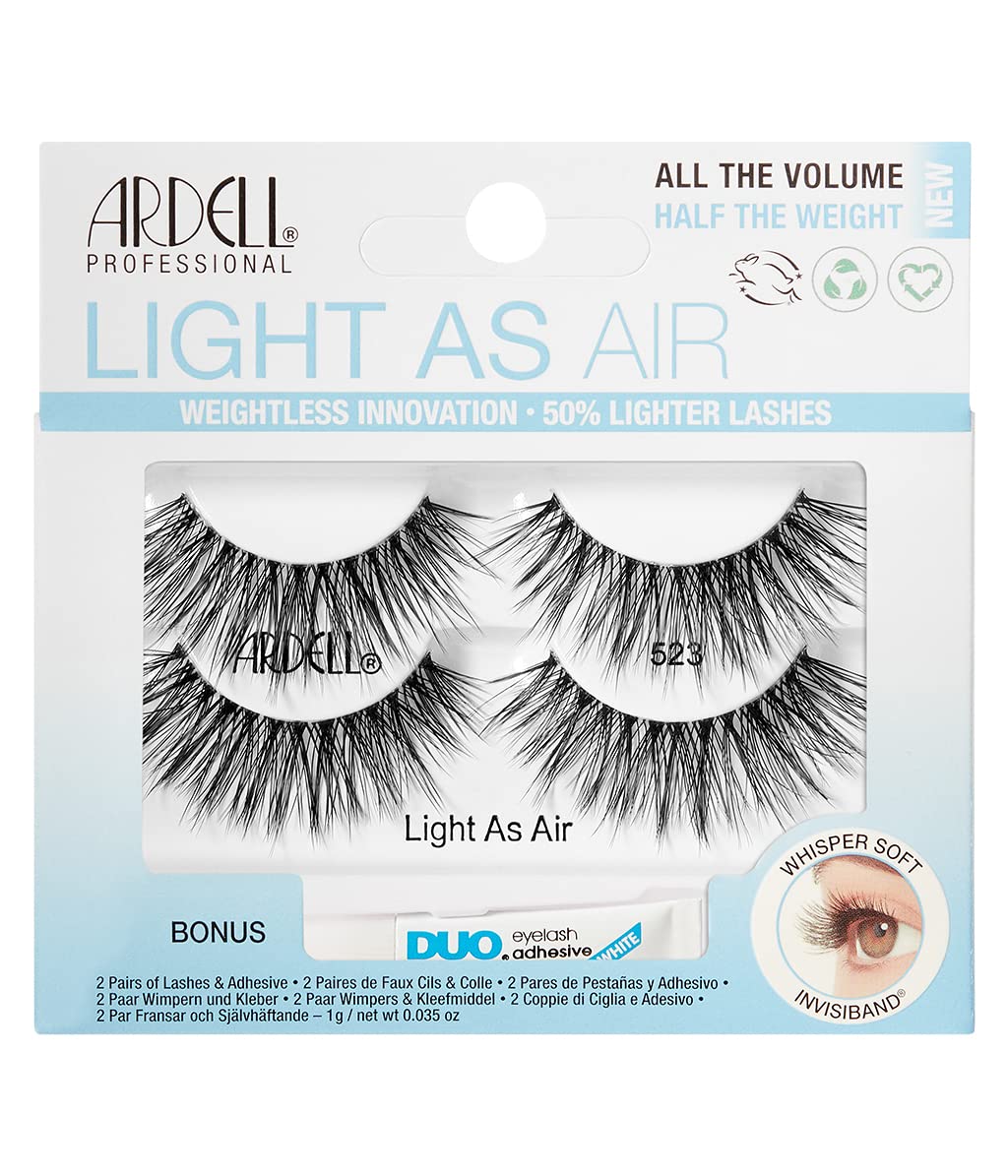 Pipeta Duo Eyelashes Ardell Light As Air 523, Paquete De 2 Unidades Y 1 G - Venta Internacional.