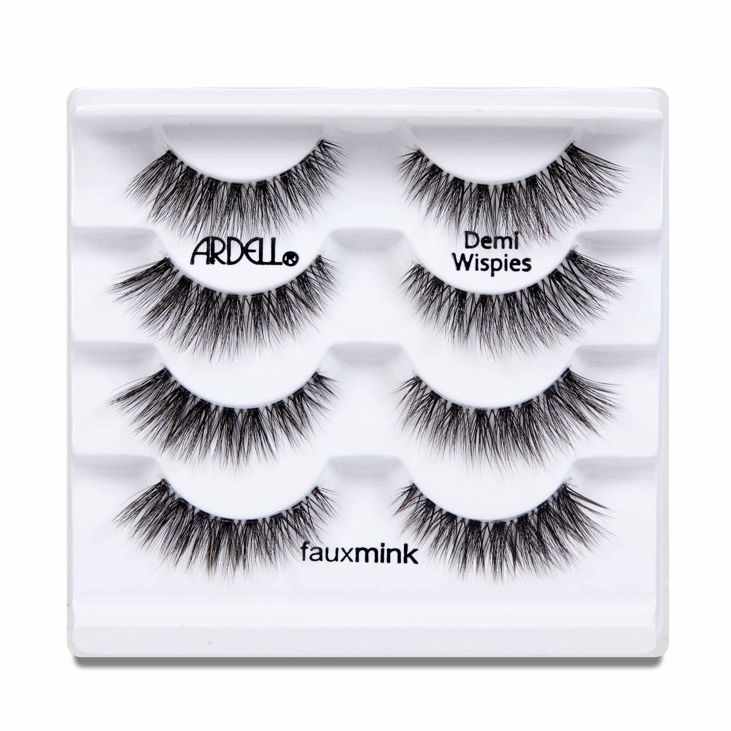 Foto 2 | 4 Pares De Pestañas Postizas Ardell Faux Mink Demi Wispies - Venta Internacional.