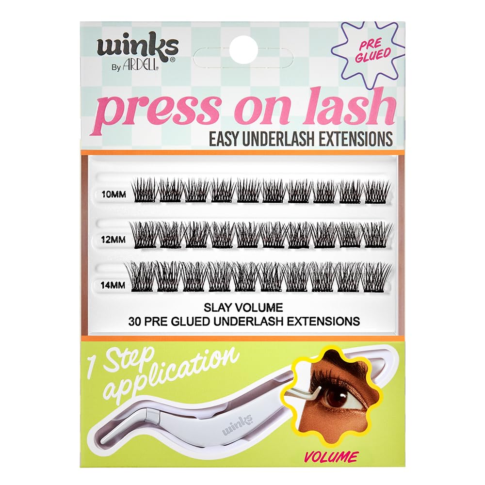 Foto 2 pulgar | Underlash Extensions Ardell Winks Press On, Volumen Prepegado - Venta Internacional.