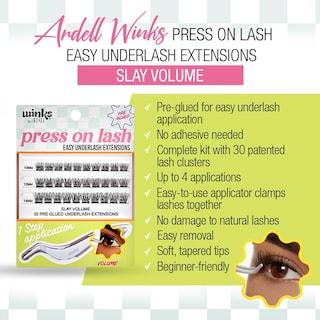 Foto 2 | Underlash Extensions Ardell Winks Press On, Volumen Prepegado - Venta Internacional.