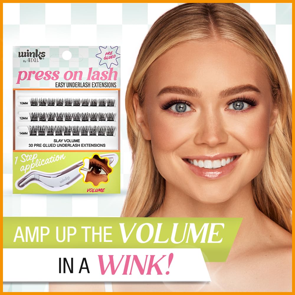 Foto 4 pulgar | Underlash Extensions Ardell Winks Press On, Volumen Prepegado - Venta Internacional.