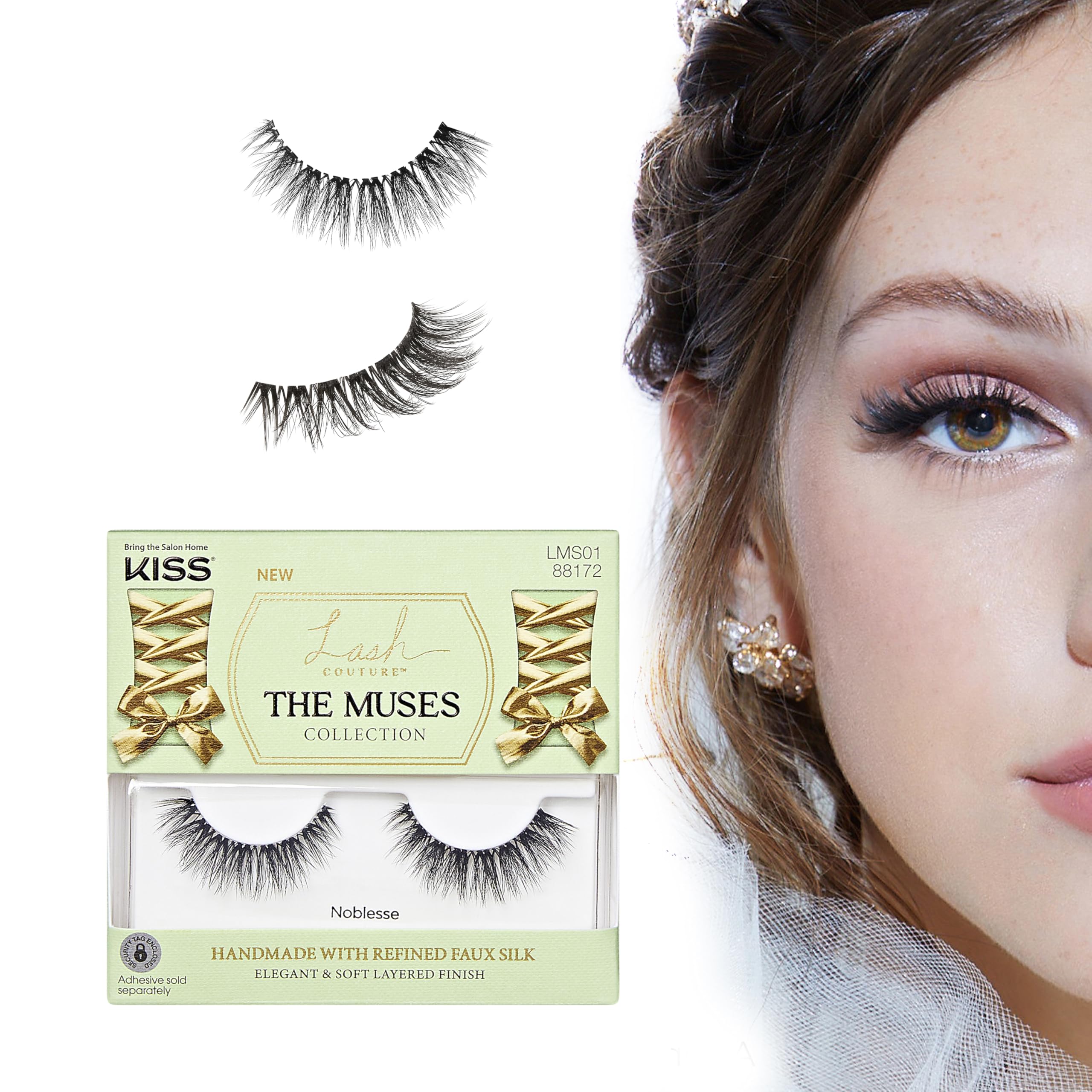 Pestañas Postizas Kiss Lash Couture The Muses 'noblesse' 12 Mm - Venta Internacional.