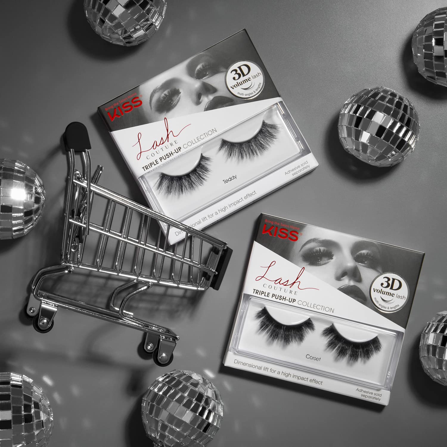 Foto 6 pulgar | Pestañas Postizas Kiss Lash Couture Con Triple Flexión «corsé» De 10 Mm - Venta Internacional.