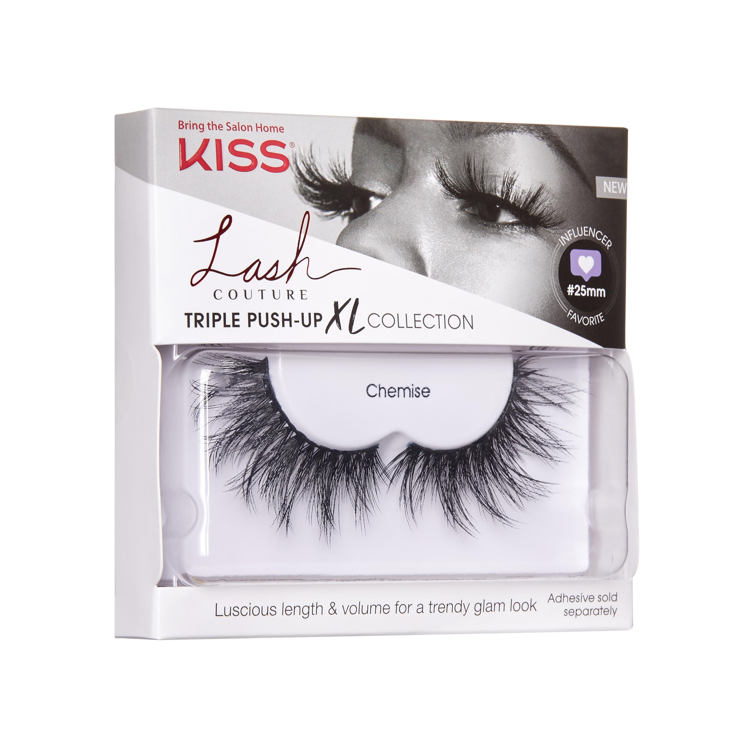 Foto 3 pulgar | Pestañas Postizas Kiss Lash Couture Triple Push-up Halloween 02' - Venta Internacional.