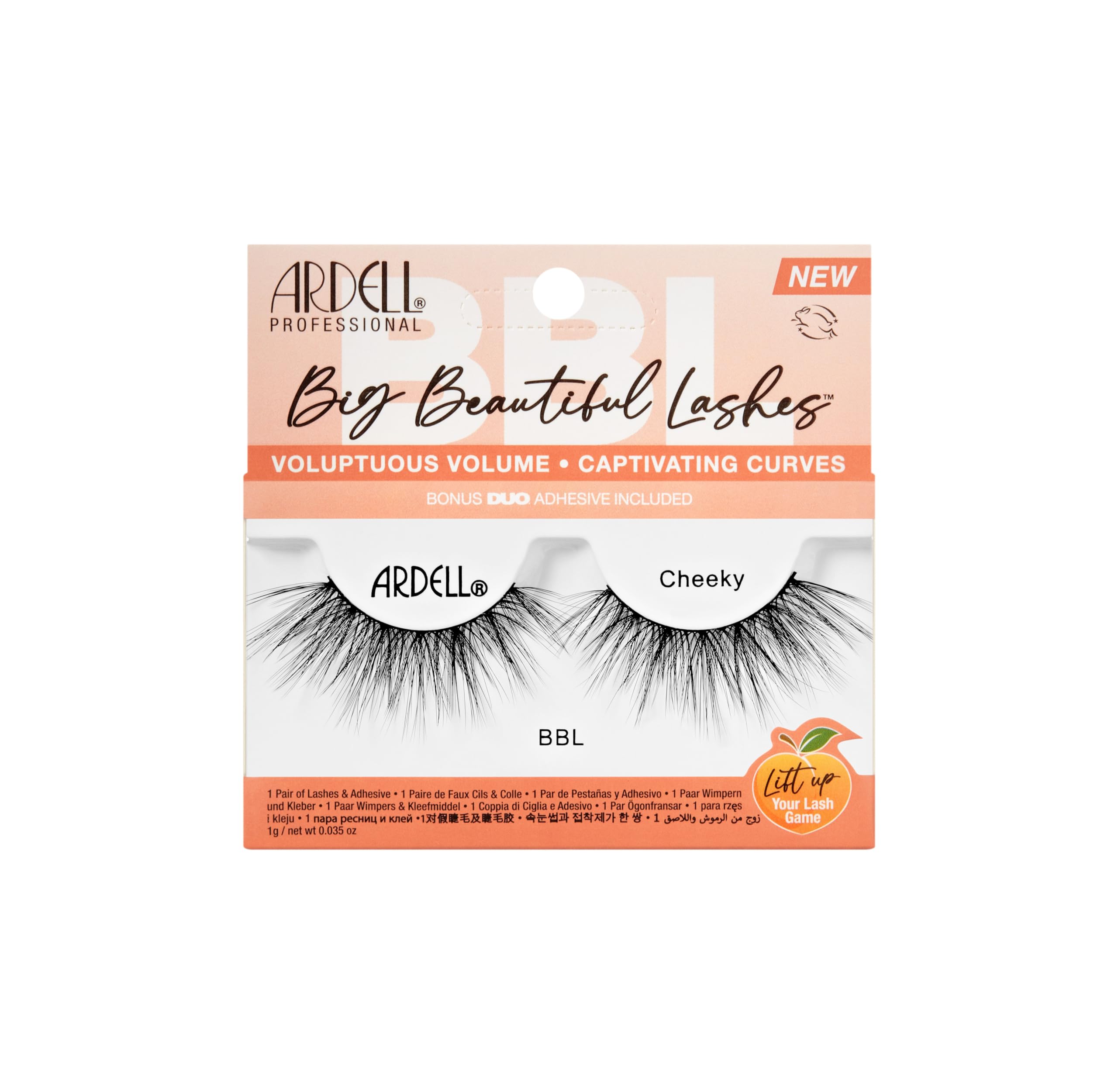 Foto 2 pulgar | Pestañas Postizas Ardell Bbl Big Beautiful Lashes 962 Cheeky - Venta Internacional.