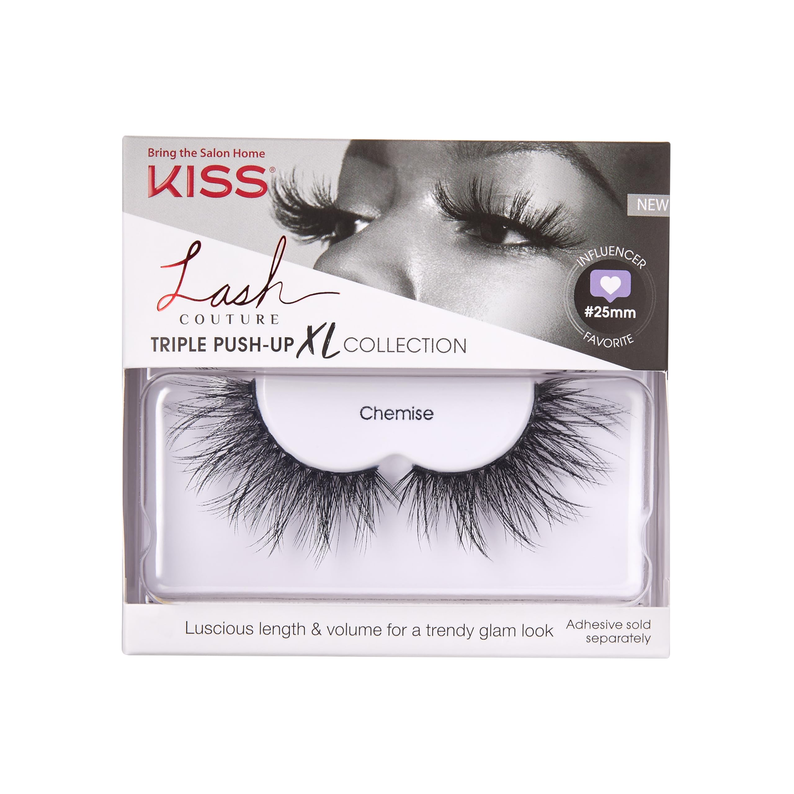 Foto 2 pulgar | Pestañas Postizas Kiss Lash Couture Triple Push-up Halloween 02 - Venta Internacional.