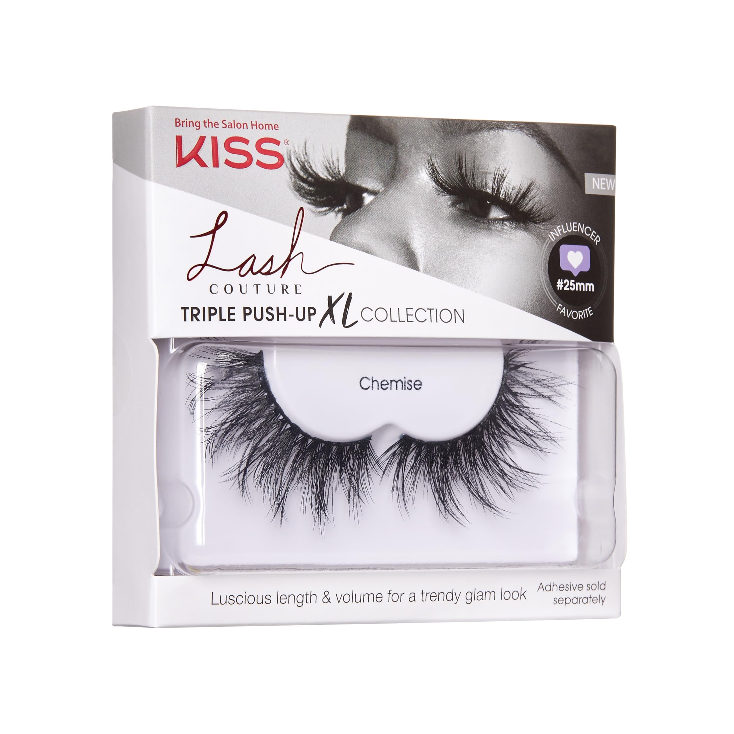 Foto 3 pulgar | Pestañas Postizas Kiss Lash Couture Triple Push-up Halloween 02 - Venta Internacional.