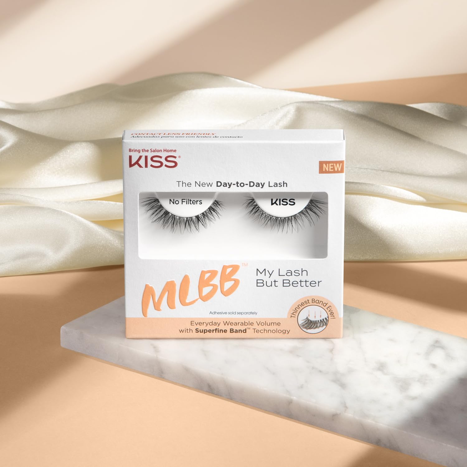 Foto 6 | Pestañas Postizas Kiss My Lash But Better, 10 Mm, Paquete De 4 - Venta Internacional.