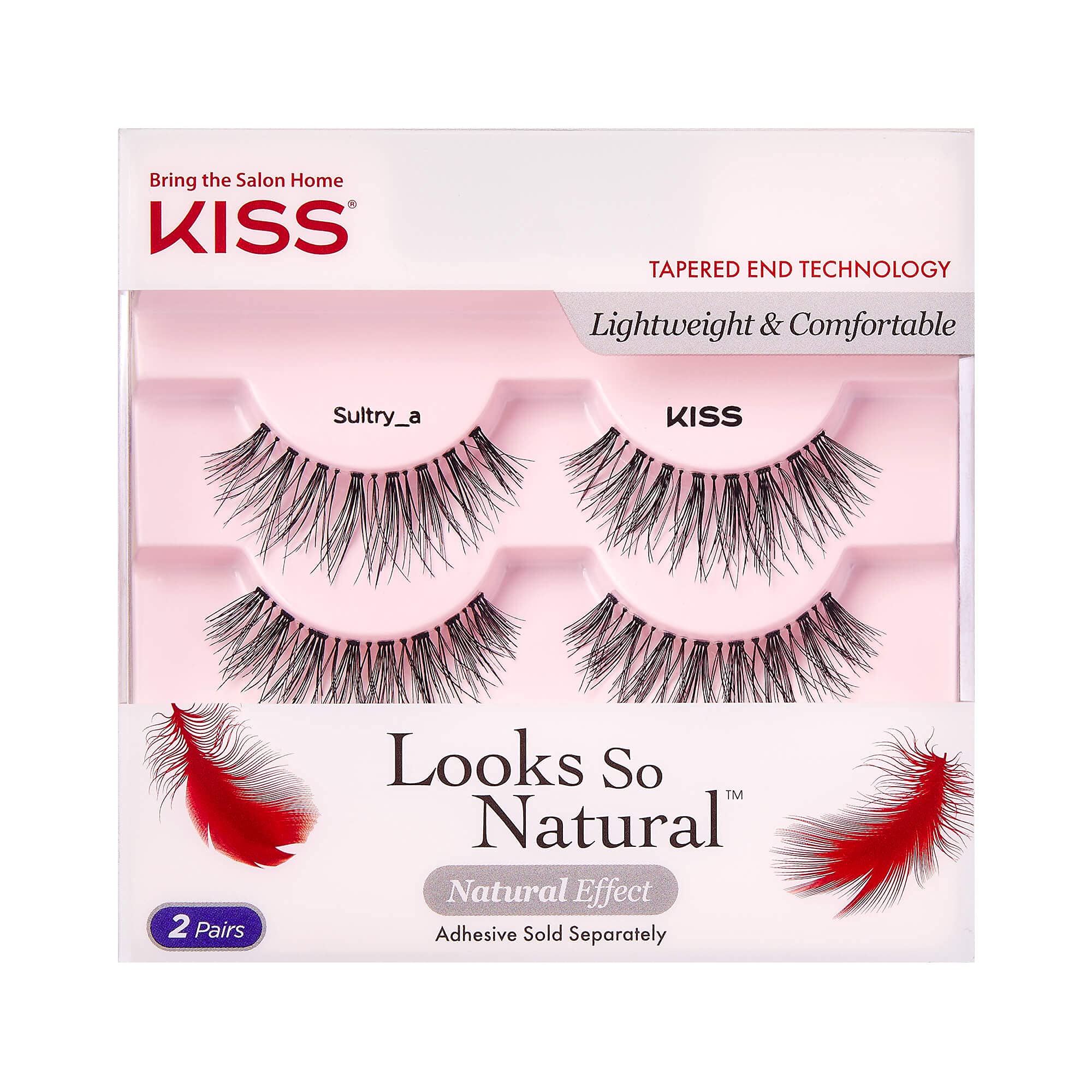 Pestañas Postizas Kiss Se Ven Tan Naturales, Dobles Y Sensuales, 2 Pares - Venta Internacional.