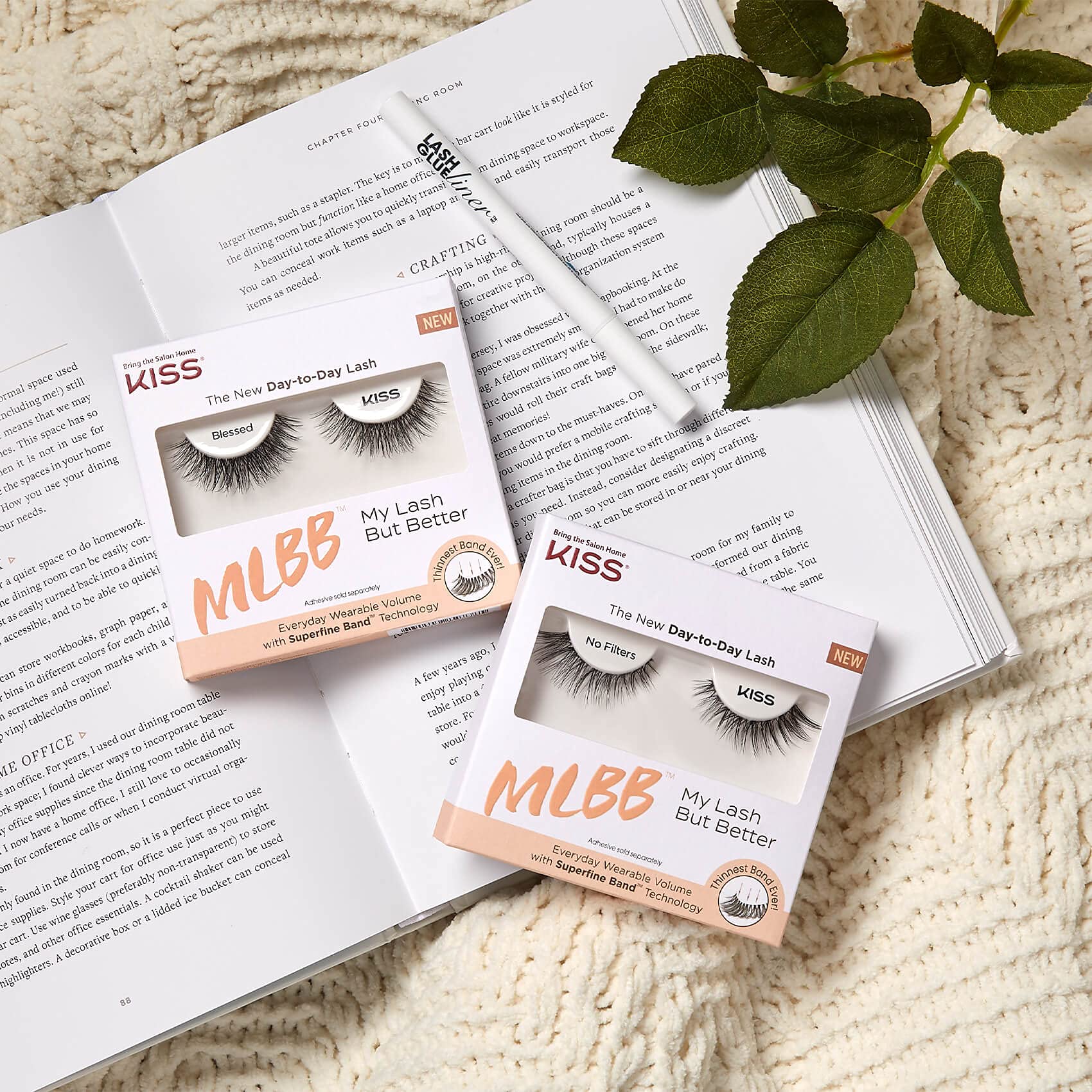 Foto 5 | Pestañas Postizas Kiss My Lash But Better «blessed» 12 Mm - Venta Internacional.
