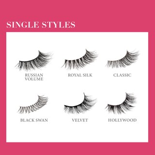 Foto 3 | Pestañas Postizas Kiss Lash Couture Luxtension 'velvet' 12 Mm - Venta Internacional.