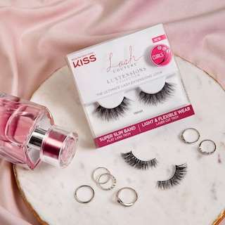 Foto 6 | Pestañas Postizas Kiss Lash Couture Luxtension 'velvet' 12 Mm - Venta Internacional.