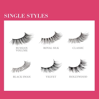 Foto 3 | Tira De Pestañas Postizas Kiss Lash Couture Luxtensions 07 14 Mm - Venta Internacional.