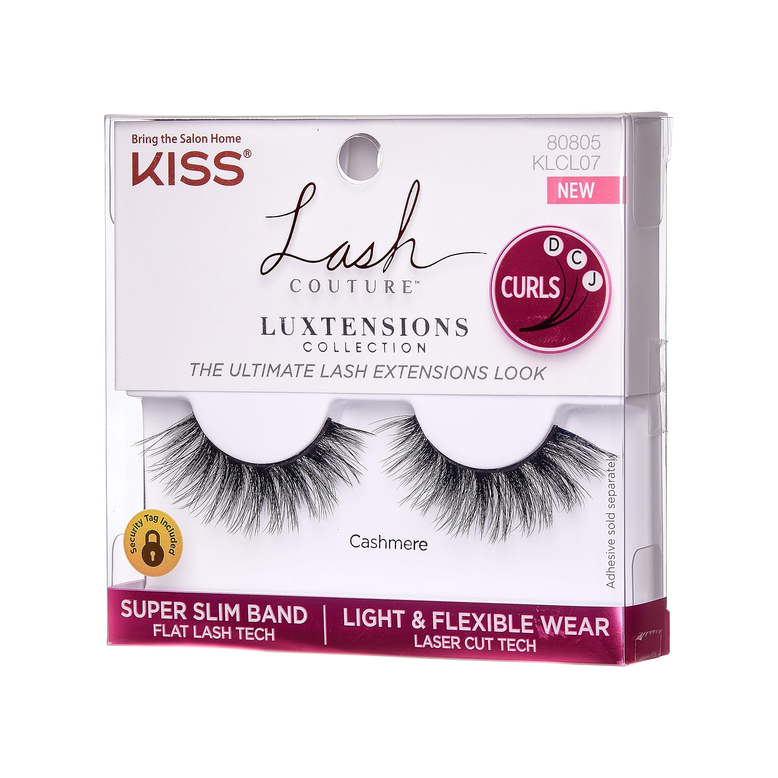 Foto 7 pulgar | Tira De Pestañas Postizas Kiss Lash Couture Luxtensions 07 14 Mm - Venta Internacional.