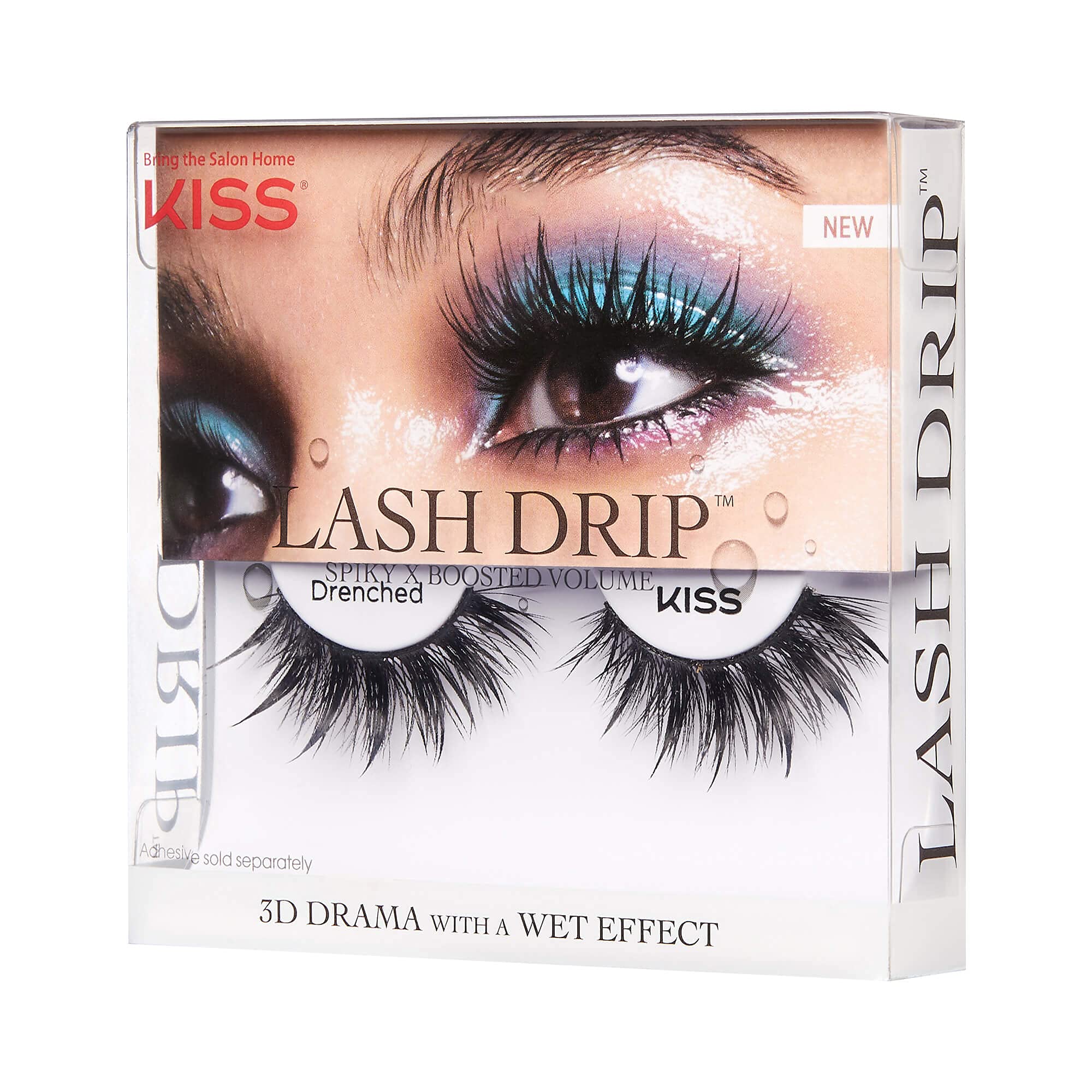 Foto 3 pulgar | Pestañas Postizas Kiss Lash Drip Spiky X, Con Volumen Aumentado - Venta Internacional.