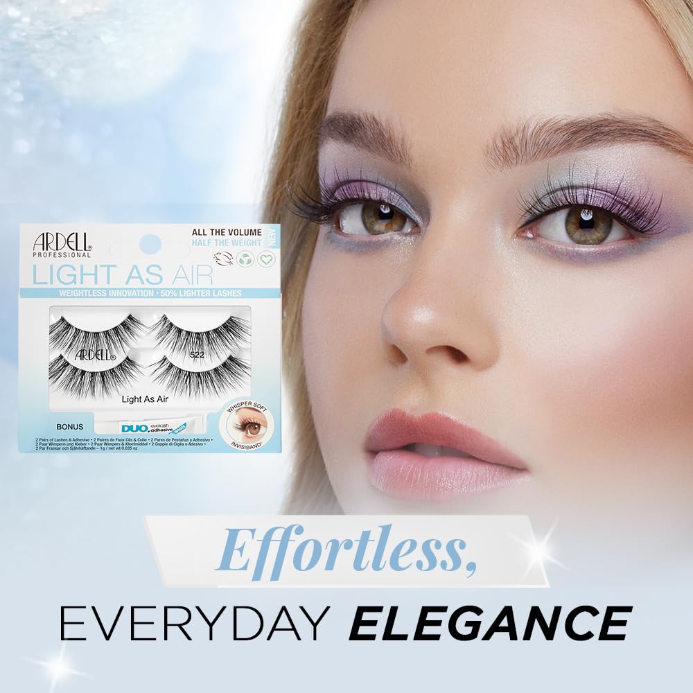 Foto 3 | Pipeta Duo Eyelashes Ardell Light As Air 522, Paquete De 2 Unidades Y 1 G - Venta Internacional.