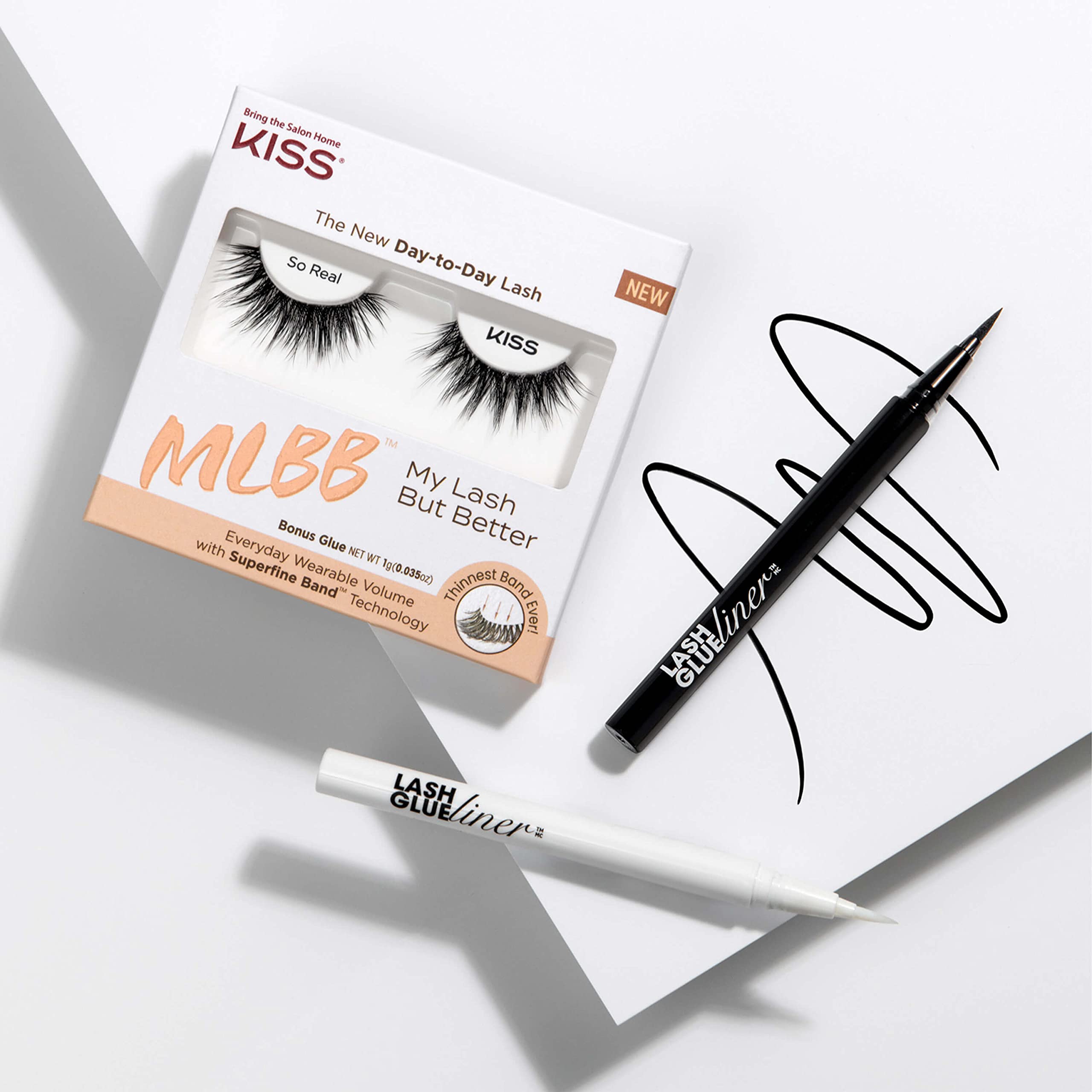 Foto 6 pulgar | Pestañas Postizas Kiss My Lash But Better So Real 12 Mm (x2) - Venta Internacional.