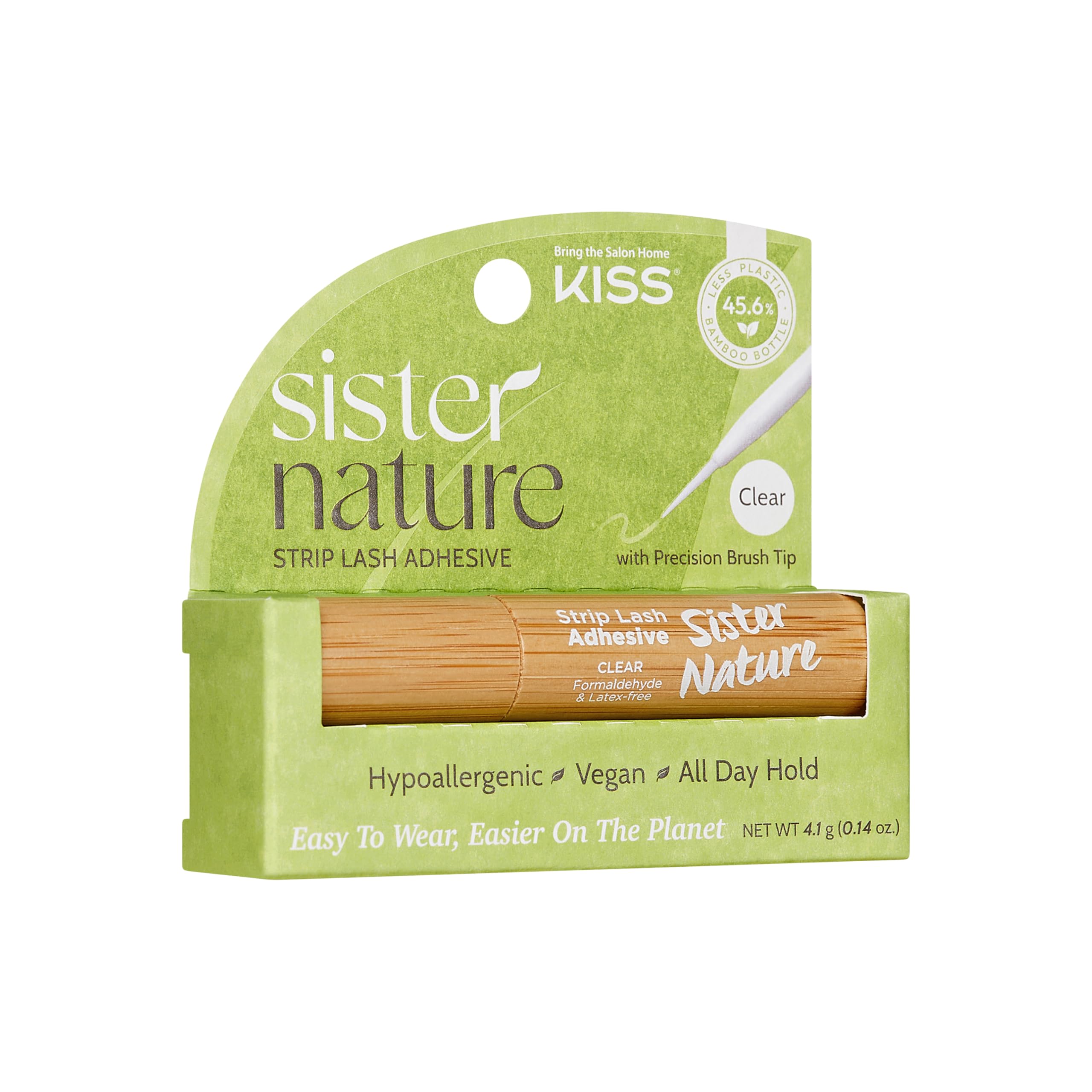 Foto 4 | Adhesivo Lash Glue Kiss Sister Nature Strip Para Pestañas, Transparente - Venta Internacional.