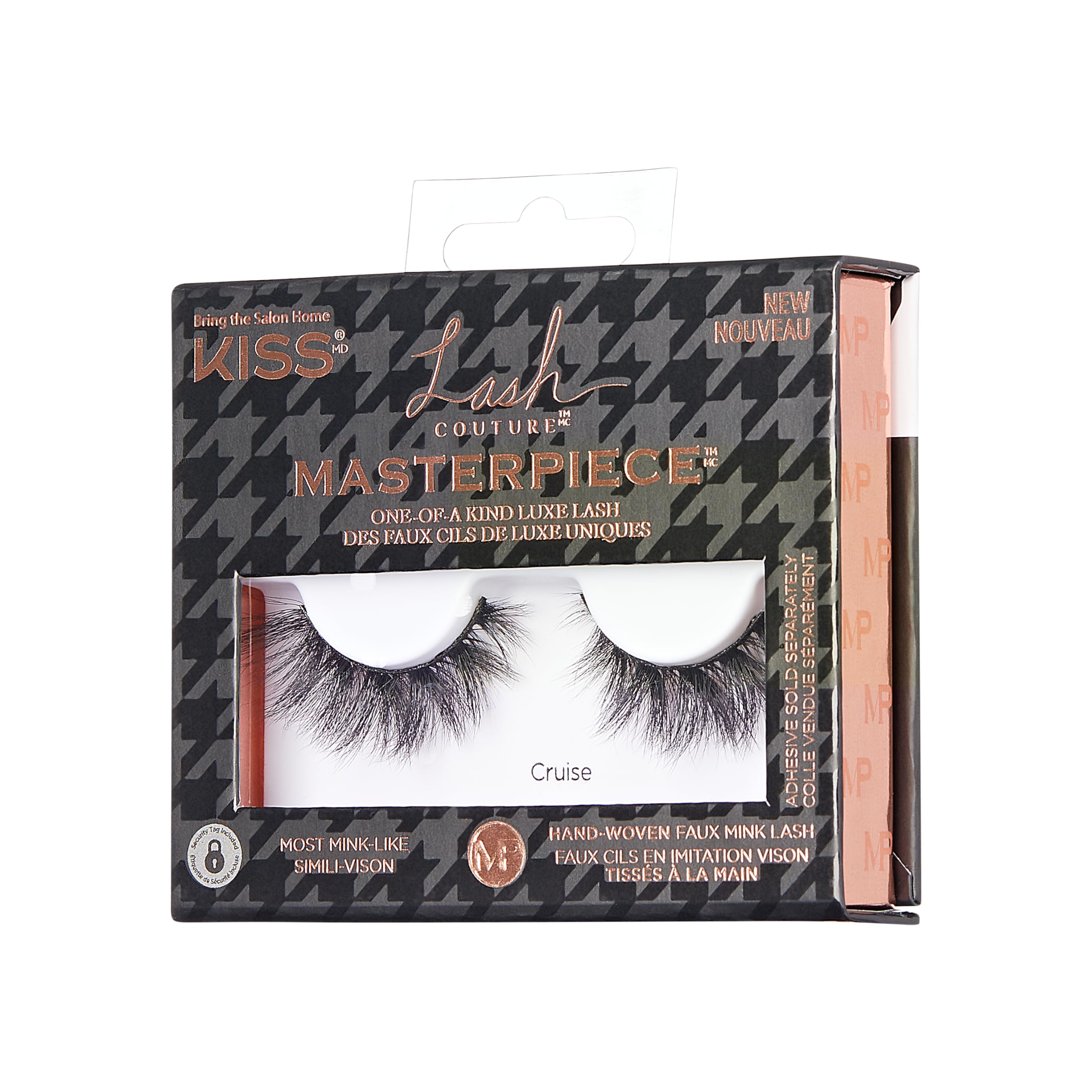 Foto 4 pulgar | Pestañas Postizas Kiss Lash Couture Masterpiece Cruise 12 Mm X2 - Venta Internacional.