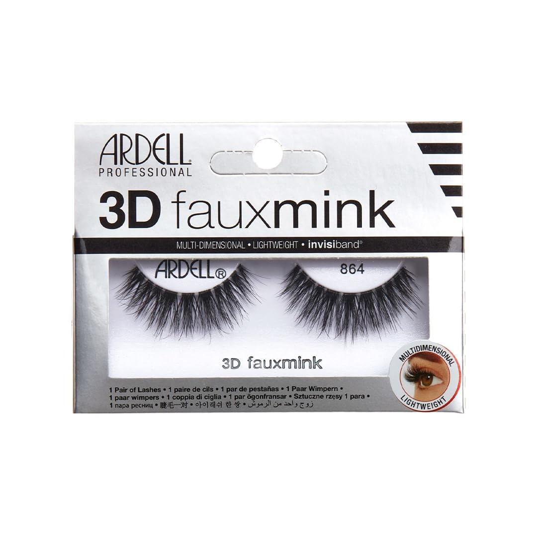 Pestañas Postizas Ardell 3d Faux Mink Pashes 864 - Venta Internacional.