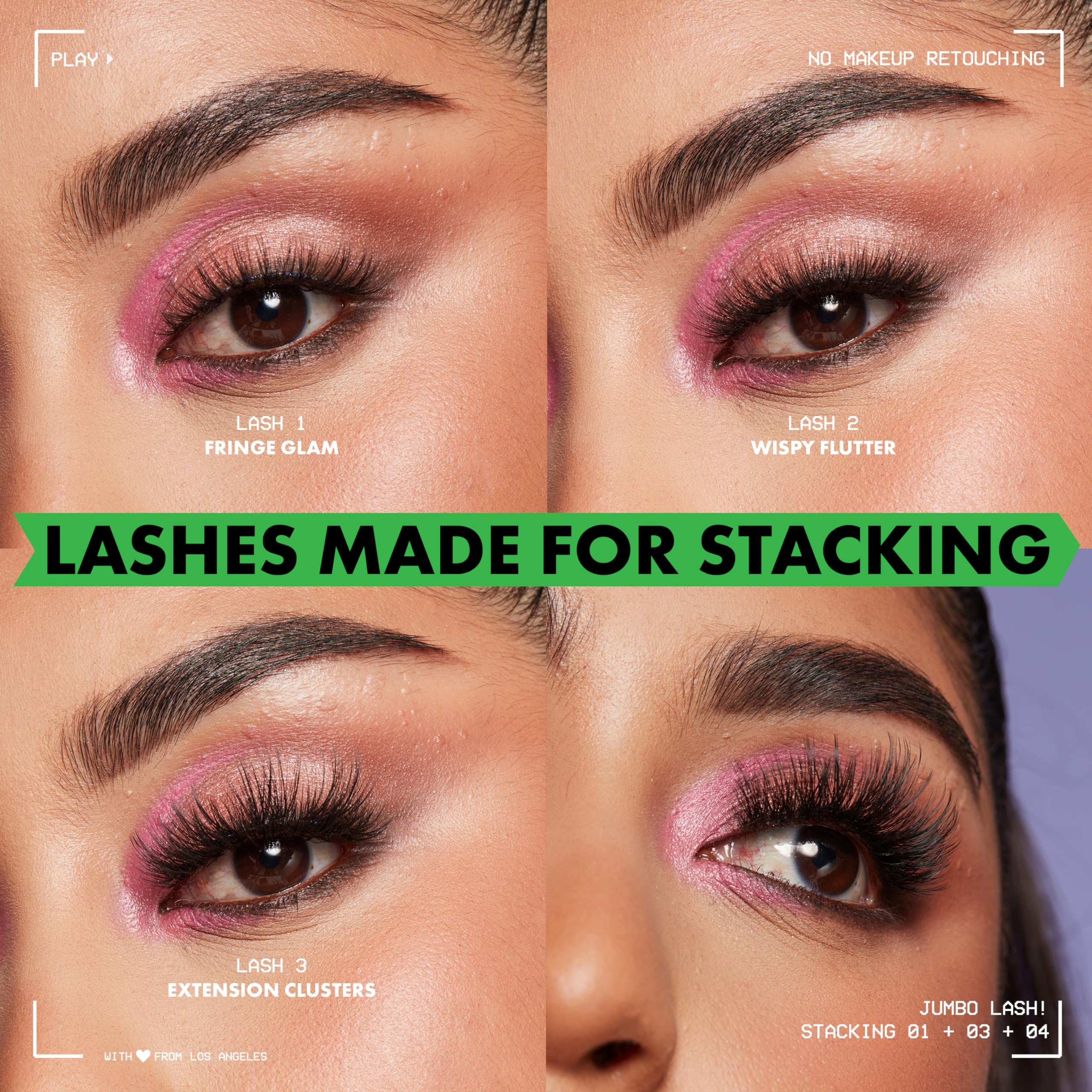 Foto 8 pulgar | Pestañas Postizas Nyx Professional Makeup Jumbo Lash! Acento Glamuroso - Venta Internacional.