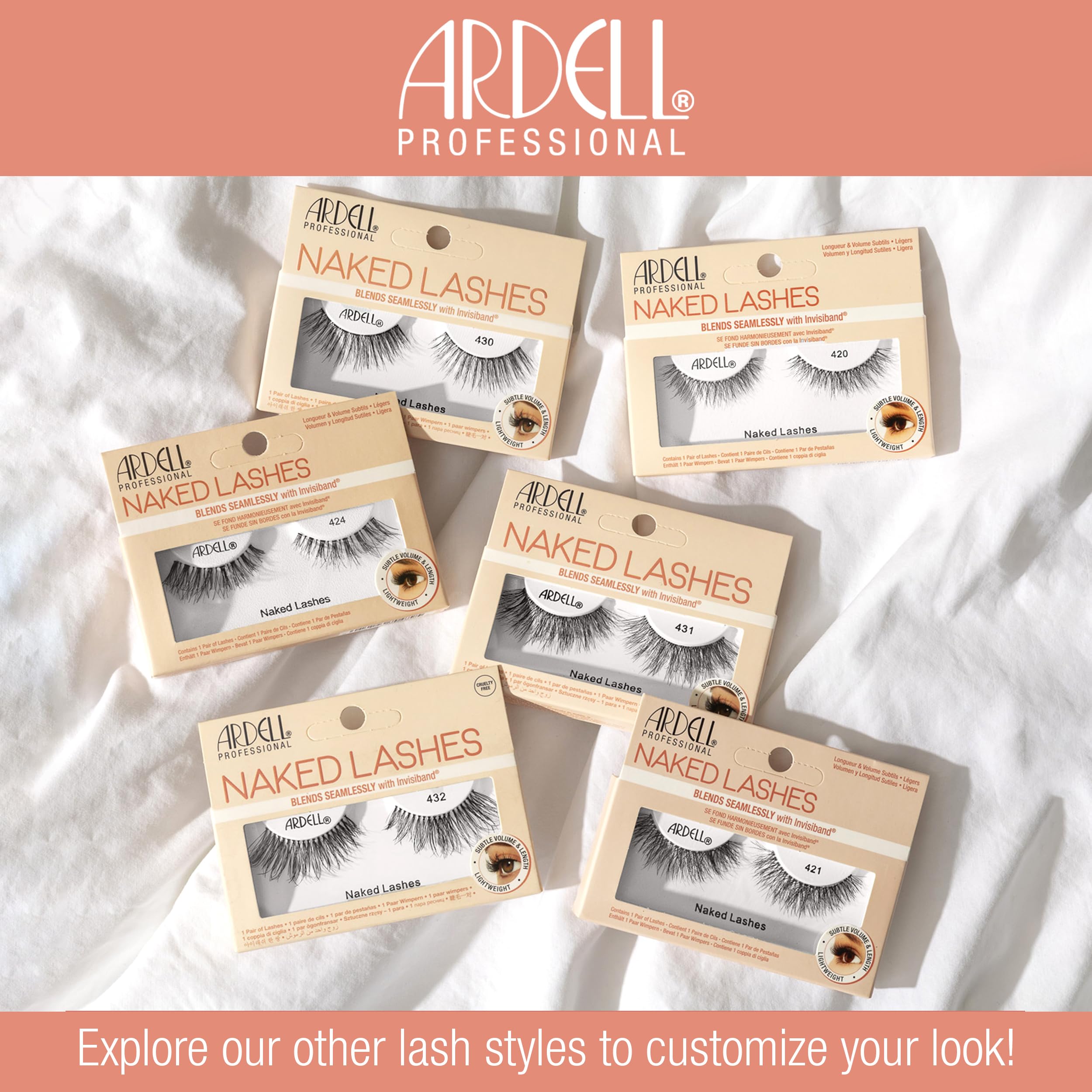 Foto 6 | Pestañas Postizas Ardell Naked Lashes 421, Paquete De 2 Con Pipeta Duo De 1 G - Venta Internacional.