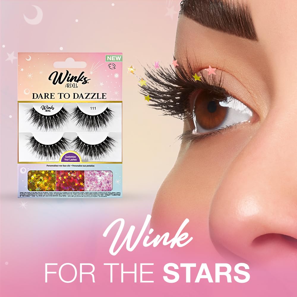 Foto 4 pulgar | Kit De Pestañas Ardell Winks Dare To Dazzle 111 Con Pestañas, 144 Joyas - Venta Internacional.