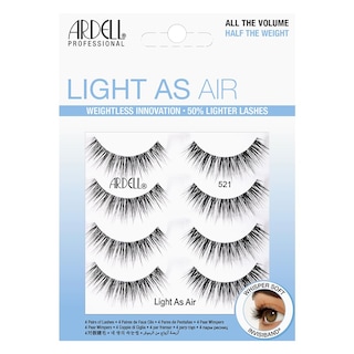 Foto 1 | Pestañas Postizas Ardell Light As Air 521, Paquete De 4 Pares - Venta Internacional.