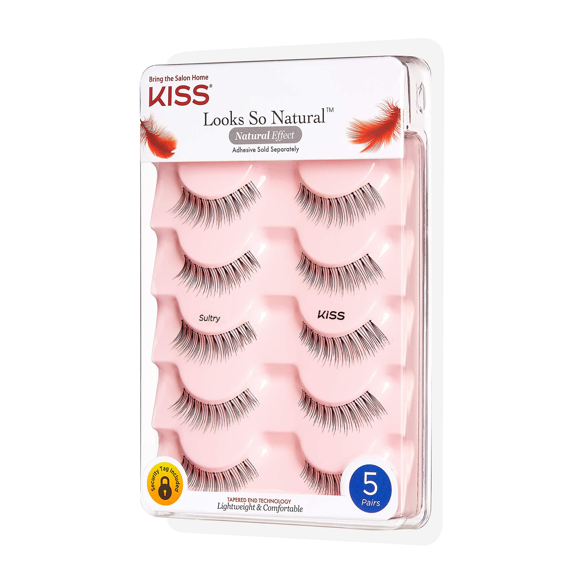 Foto 3 pulgar | Pestañas Postizas Kiss Con Un Aspecto Tan Natural, «sensual», 12 Mm, 5 Pares - Venta Internacional.
