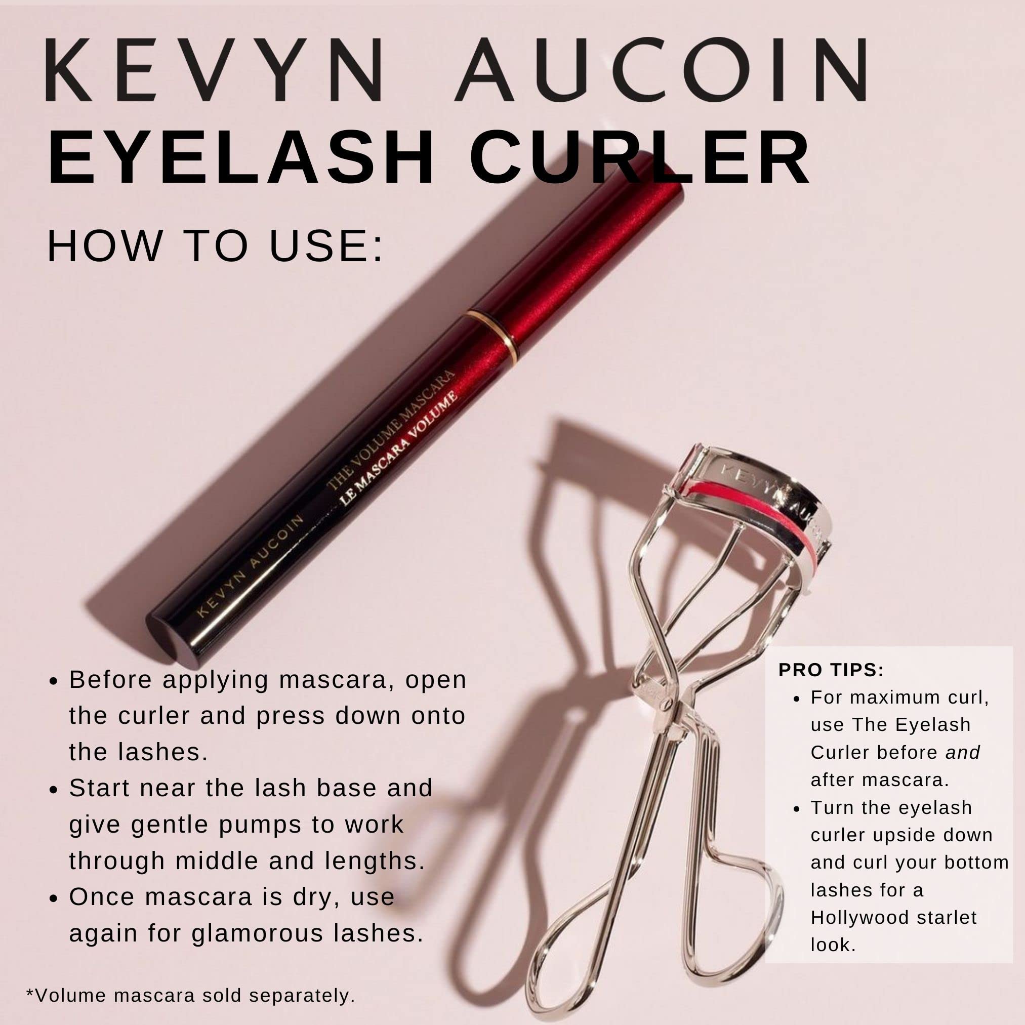 Foto 6 | Rizador De Pestañas Kevyn Aucoin The Easy Use De Acero Inoxidable - Venta Internacional.