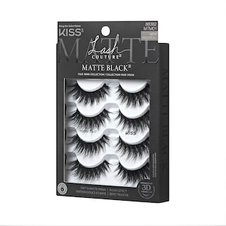Foto 3 | Pestañas Postizas Kiss Lash Couture 3d, Sarga Mate, 14 Mm, 4 Pares - Venta Internacional.