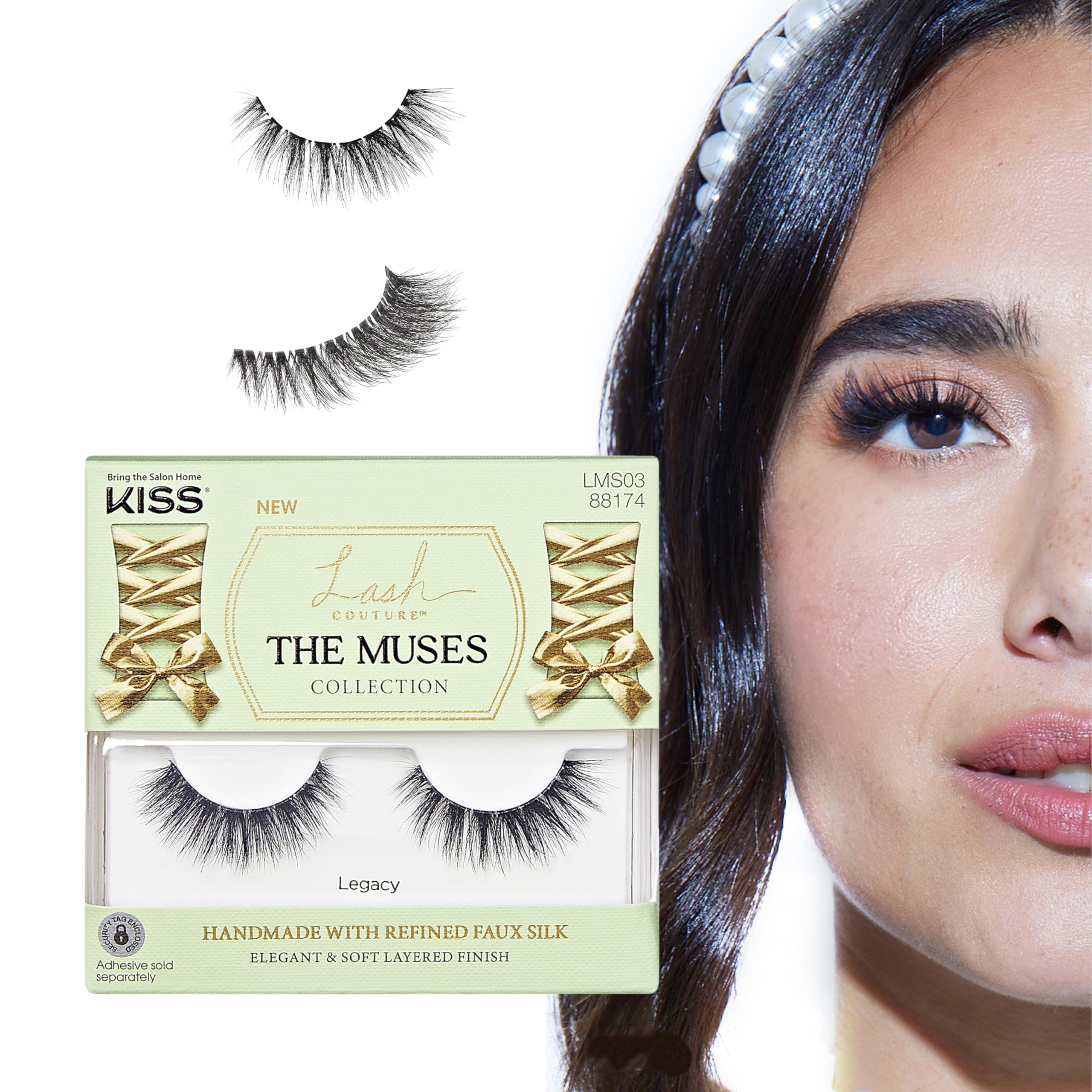 Foto 2 pulgar | Pestañas Postizas Kiss Lash Couture The Muses 'legacy' 12 Mm - Venta Internacional.