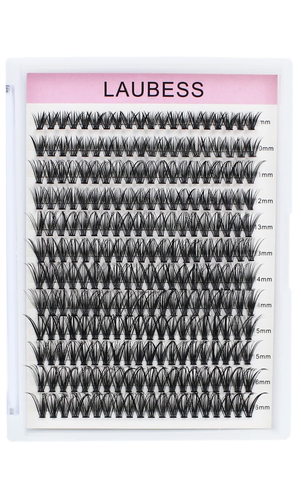 Foto 5 | Extensión De Pestañas Laubess Cluster Lashes, 240 Unidades, 40 D, Rizo - Venta Internacional.