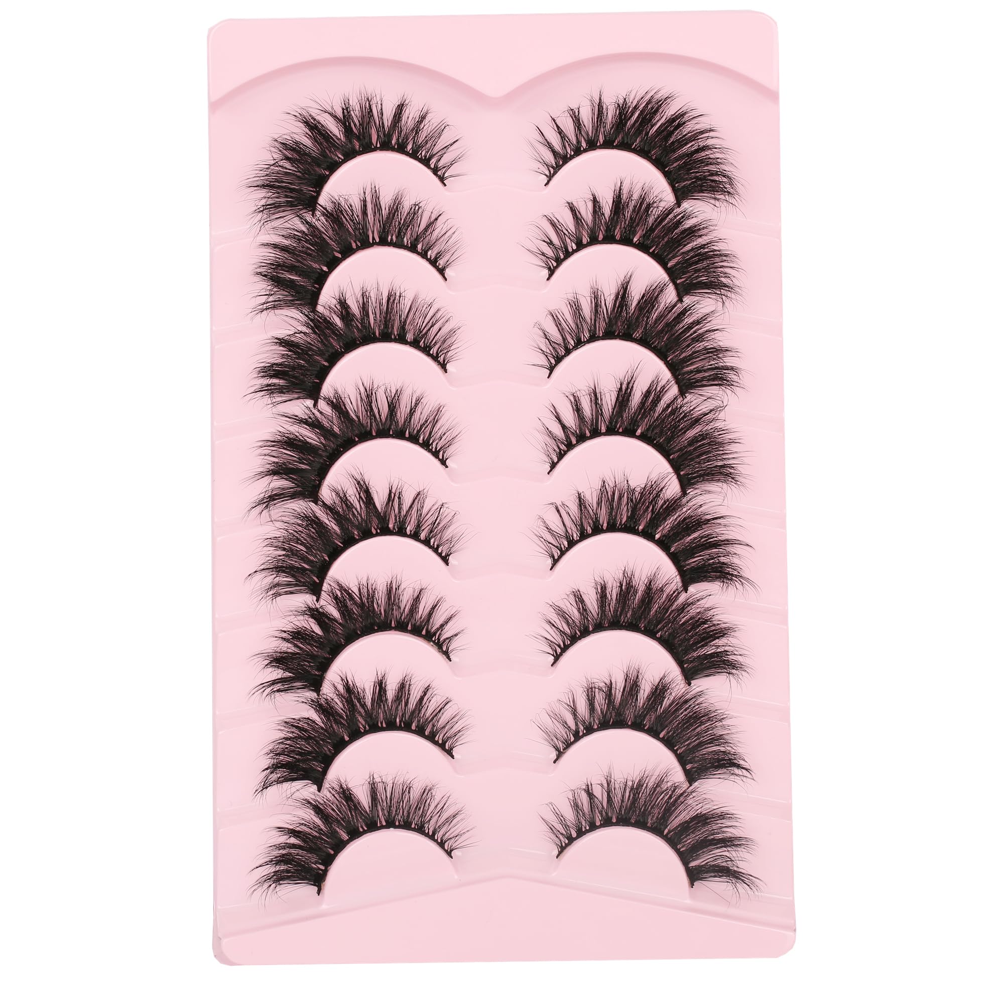 Foto 4 | Pestañas Postizas Gmagictobo Fluffy Cat Eye, 18 Mm, Paquete De 8 Pares - Venta Internacional.