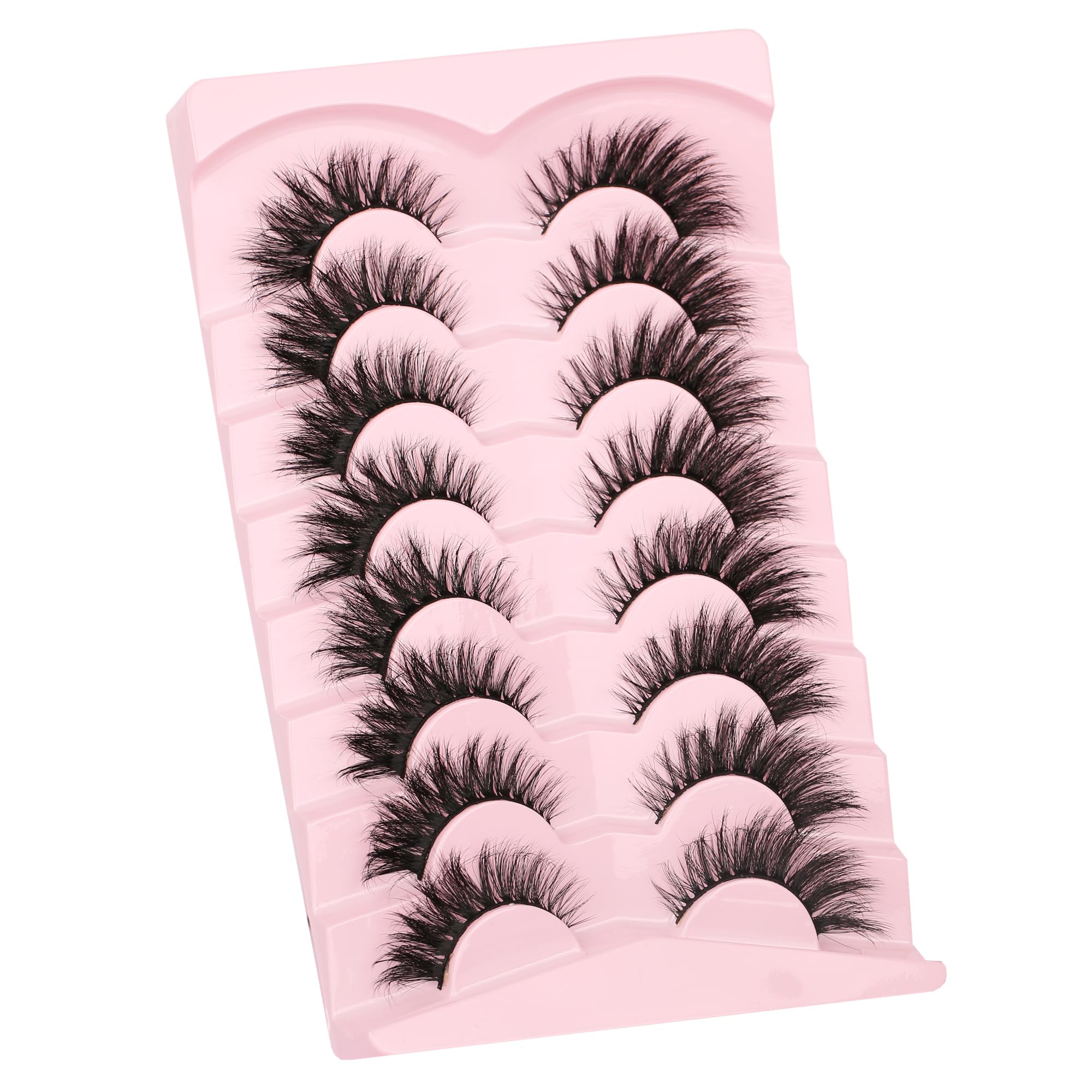 Foto 7 | Pestañas Postizas Gmagictobo Fluffy Cat Eye, 18 Mm, Paquete De 8 Pares - Venta Internacional.