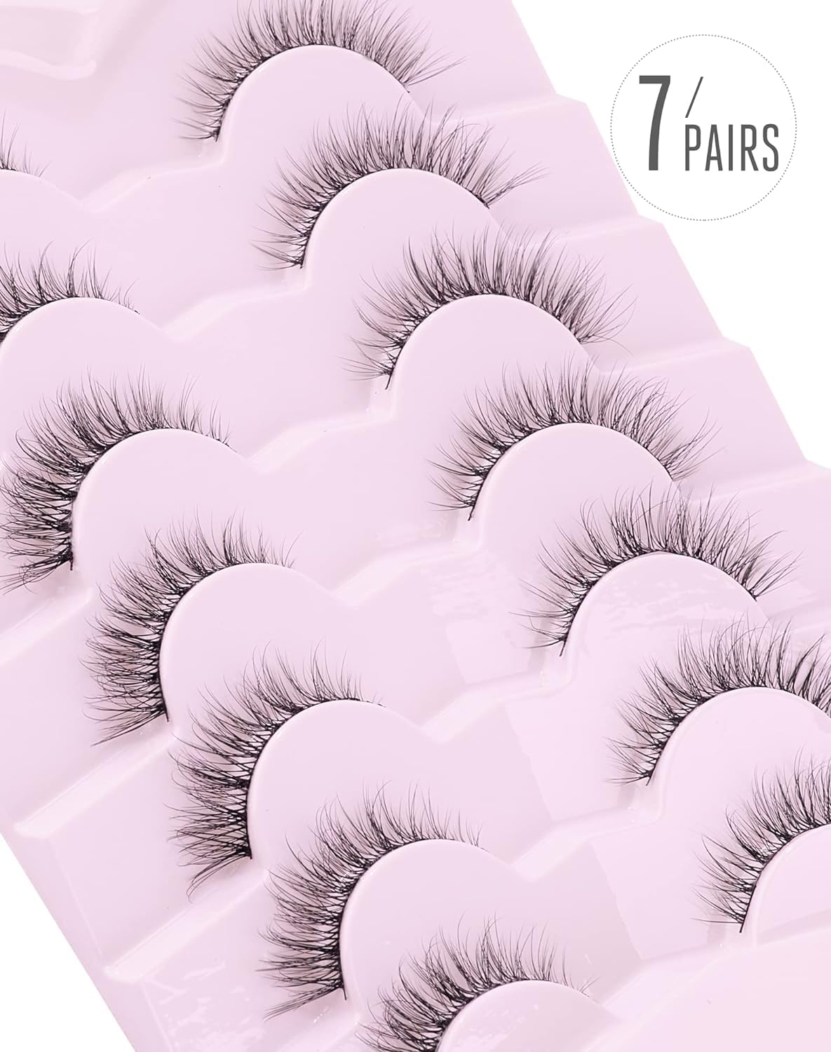 Foto 4 pulgar | Pestañas Postizas Onlyall Natural Lashes Look, 7 Pares D1 - Venta Internacional.