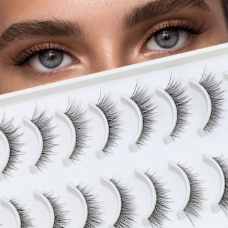 Foto 1 | Pestañas Postizas Emeda Wispy De Aspecto Natural Con Forma De Ojo De Gato, 12 Mm, 10 Pares - Venta Internacional.