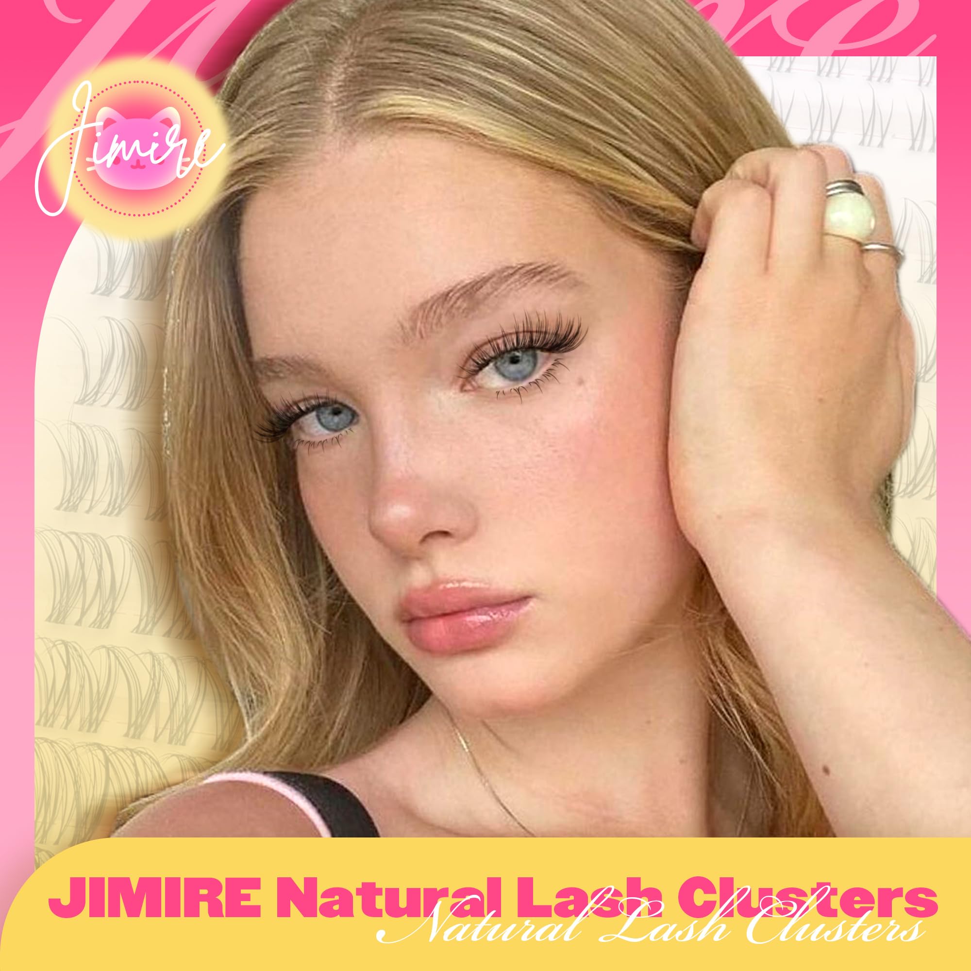 Foto 7 pulgar | Eyelash Clusters Jimire Venus Lash D Curl 10-16 Mm 112 Unidades - Venta Internacional.