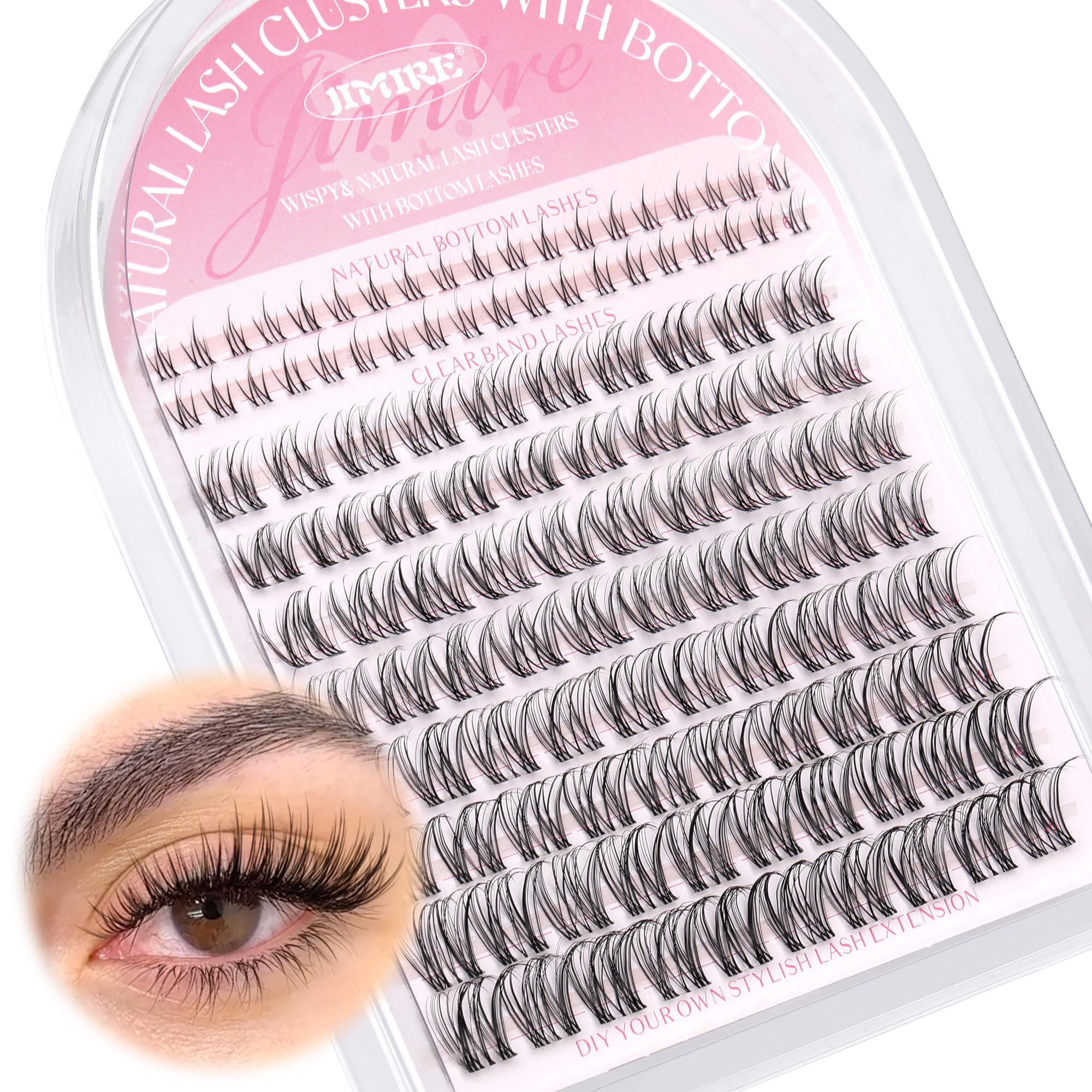 Foto 8 pulgar | Eyelash Clusters Jimire Venus Lash D Curl 10-16 Mm 112 Unidades - Venta Internacional.