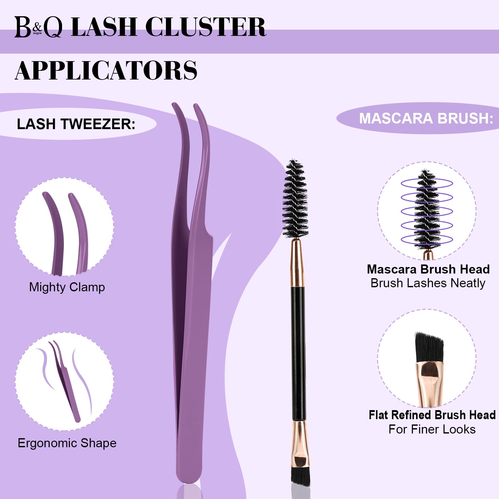 Foto 8 pulgar | Kit De Extensiones De Pestañas B&qaugen Lash Extension 192 Piezas D Curl - Venta Internacional.