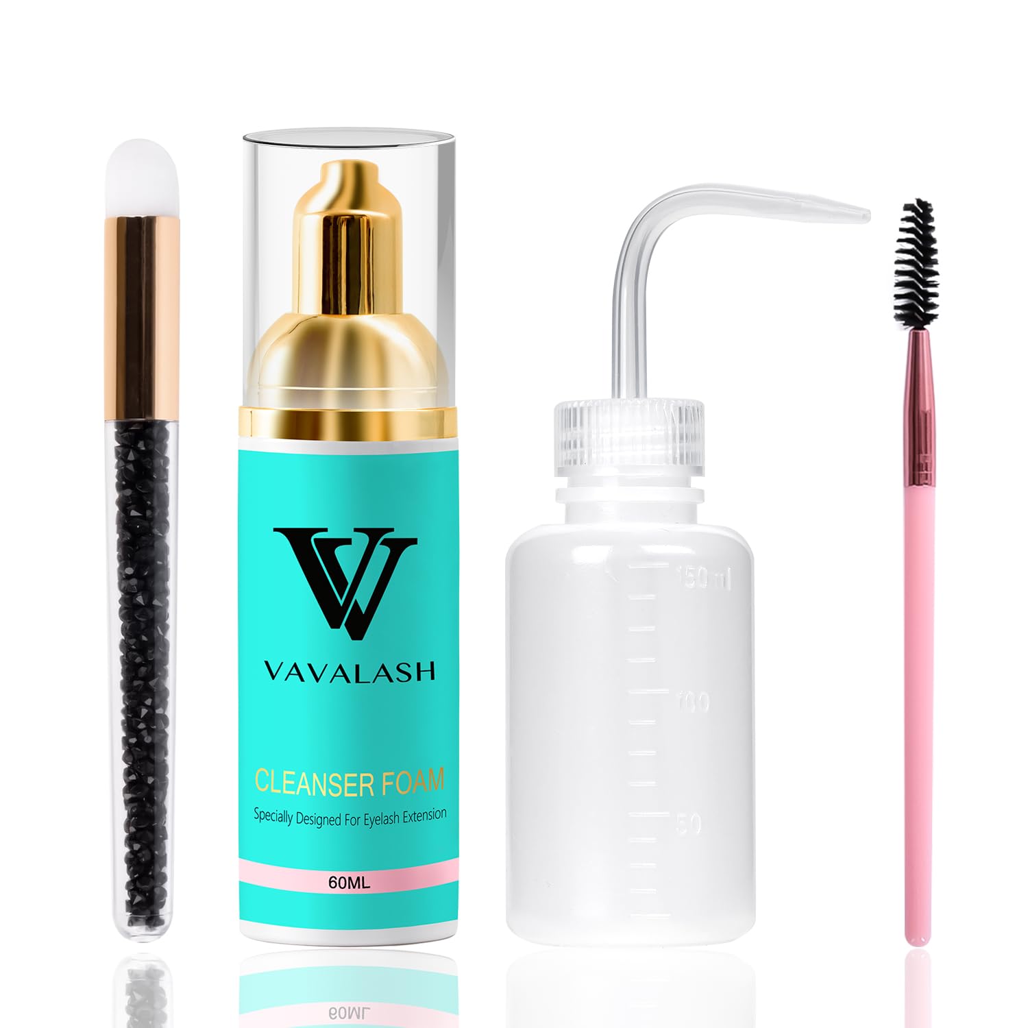 Foto 2 pulgar | Kit De Champú Para Pestañas Vavalash Lash Extensions Con Champú De 60 Ml - Venta Internacional.