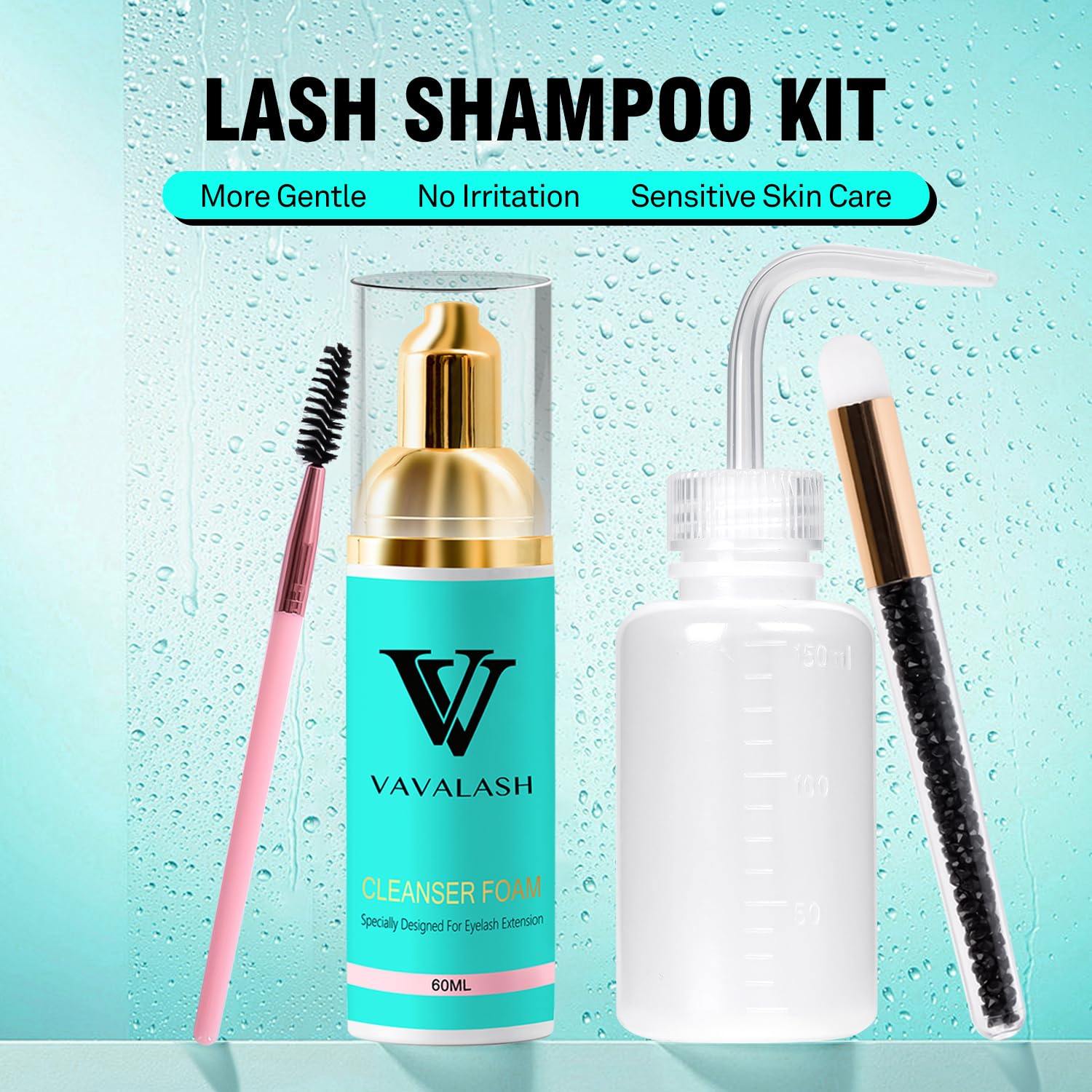 Foto 7 pulgar | Kit De Champú Para Pestañas Vavalash Lash Extensions Con Champú De 60 Ml - Venta Internacional.